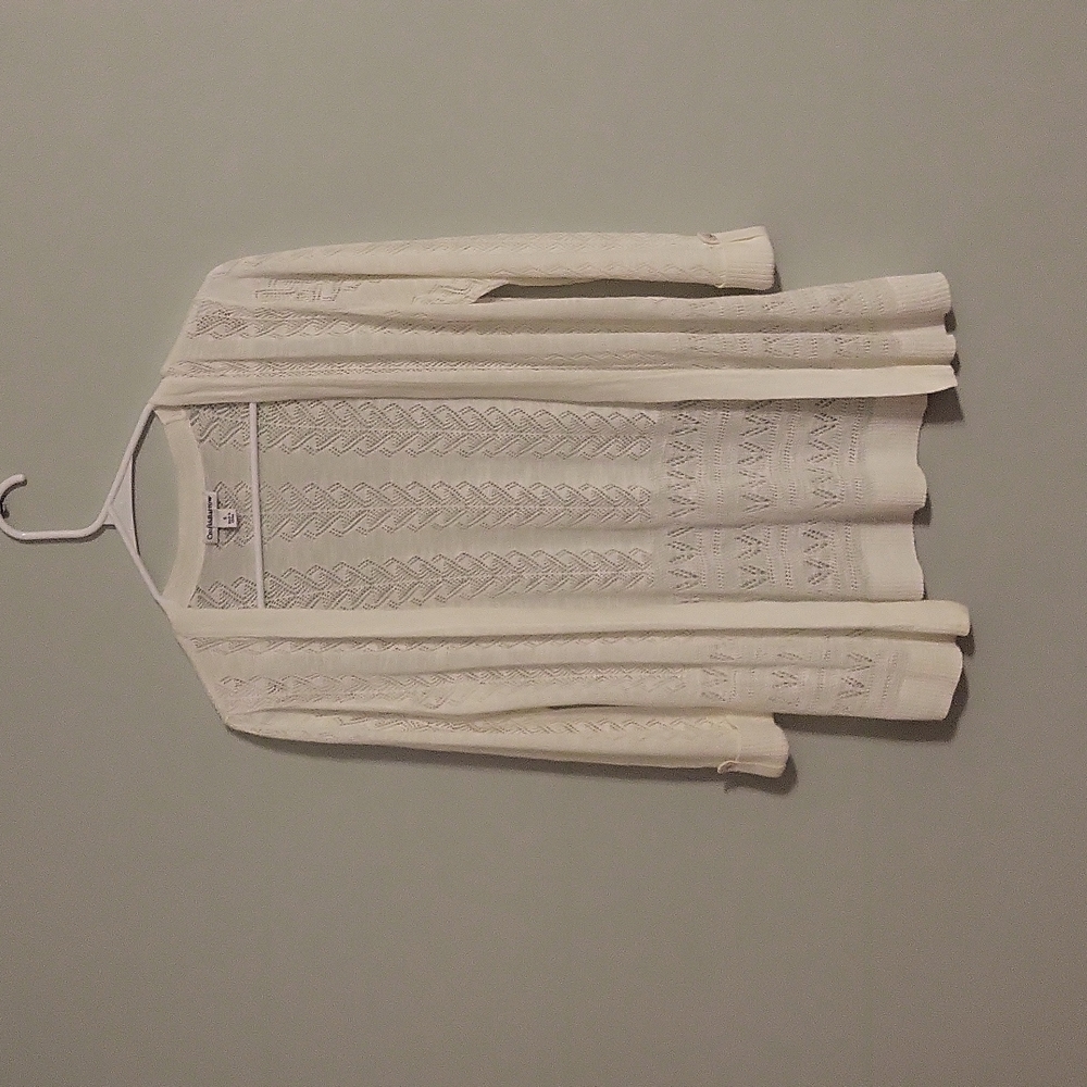 Croft and Barrow white summer sweater